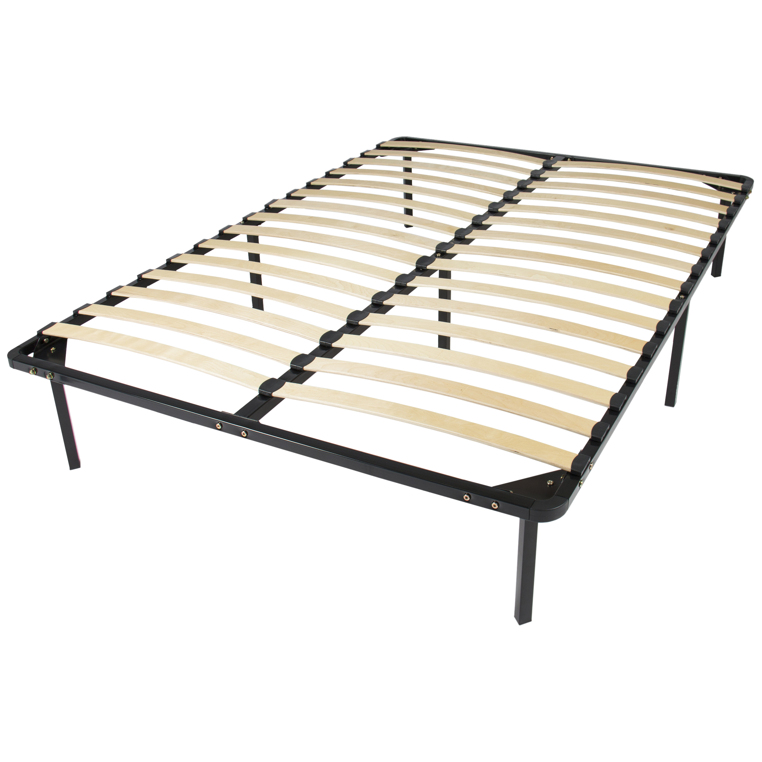 BCP Queen Metal Bed Frame w/ Wooden Slats 810010025852 eBay