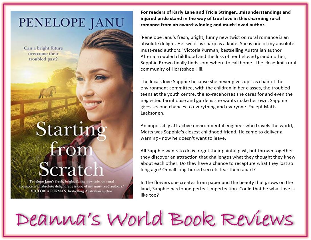 Starting From Scratch by Penelope Janu blurb