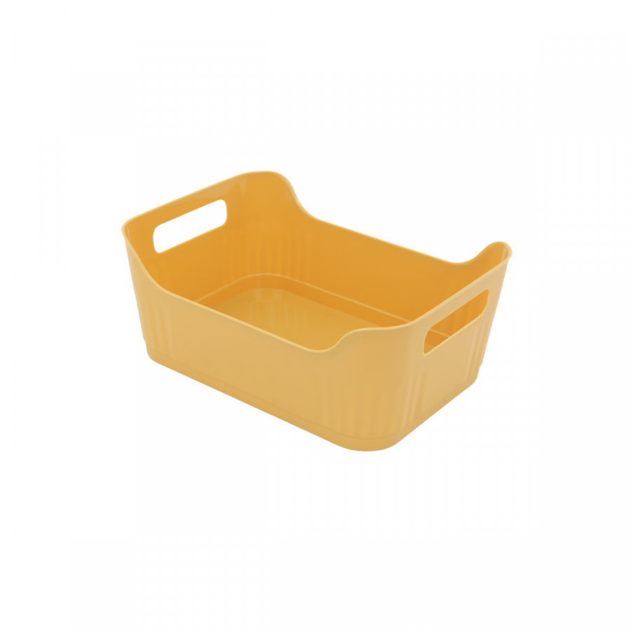 Caja organizadora amarillo, 10x24x17cm
