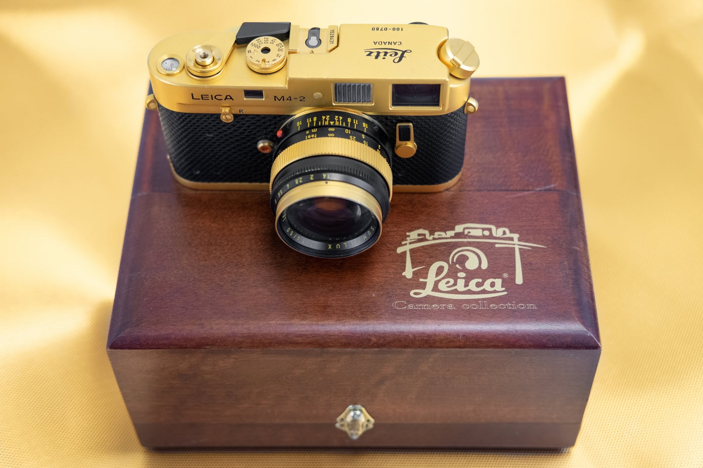 Leica M4-2 Gold - 100 Jahre Oskar Barnack
