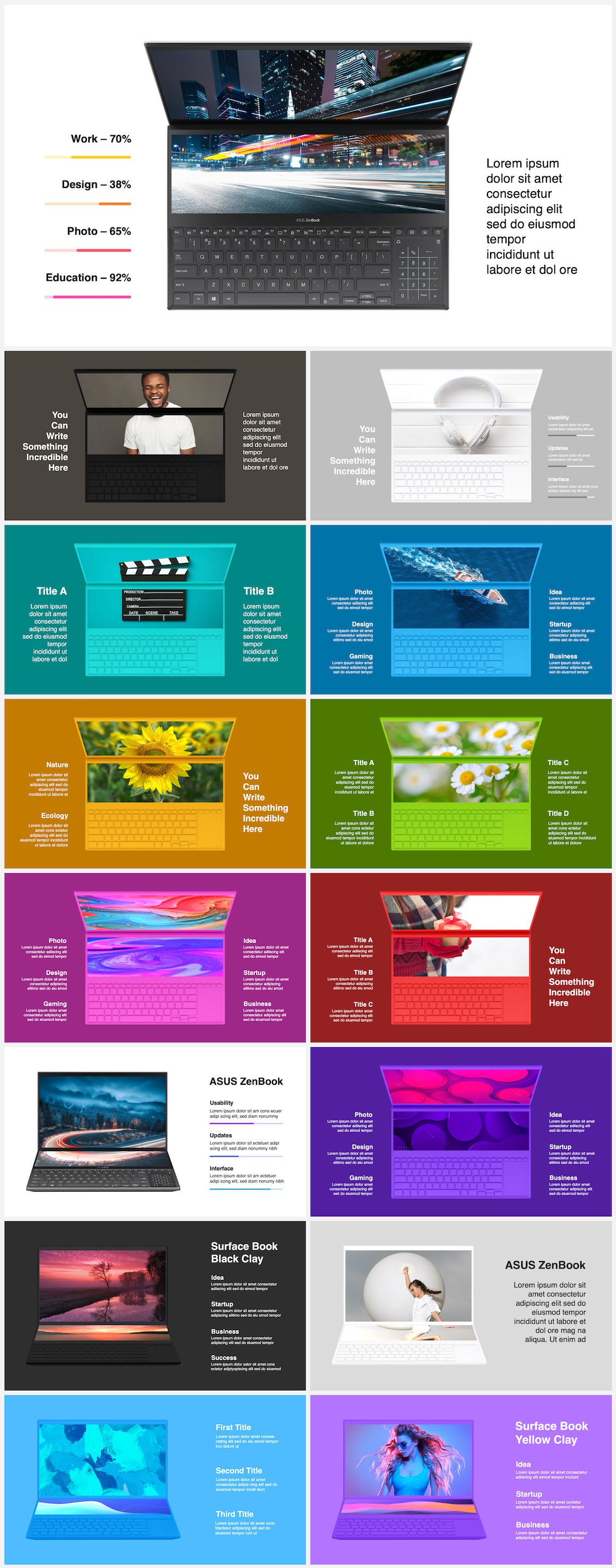 The Biggest Infographics Bundle on the Internet! PowerPoint, Photoshop, Illustrator. Updated! - 31
