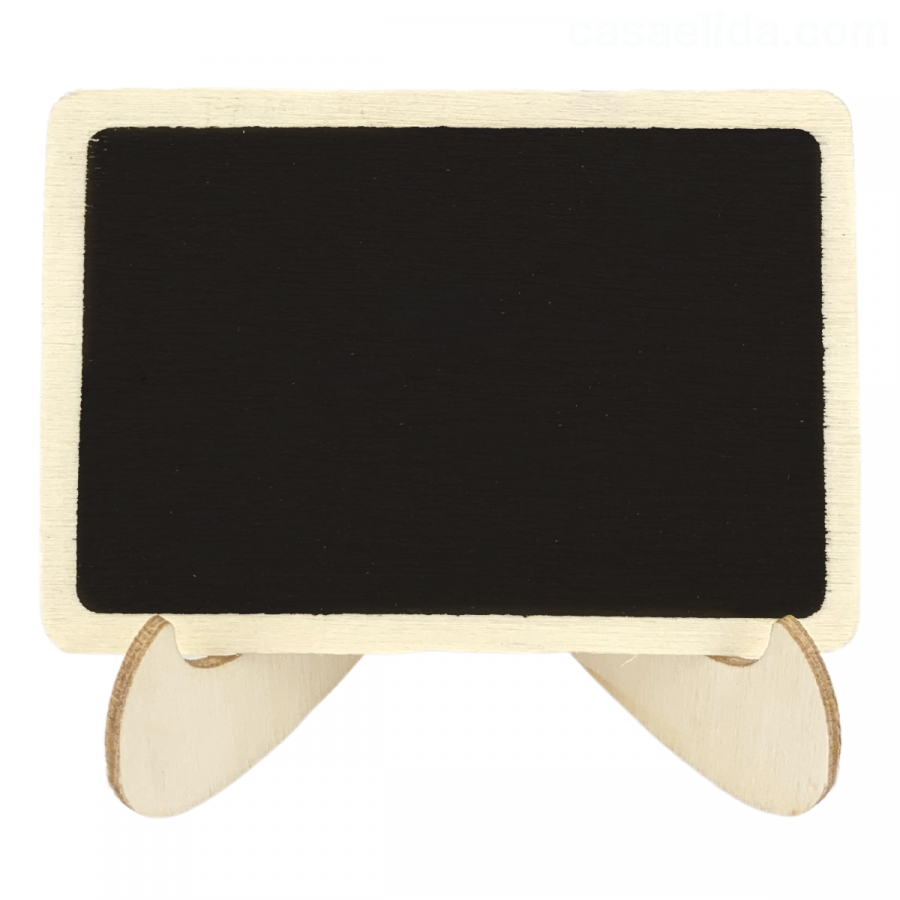 Mini pizarra 7x8x5.5cm, madera