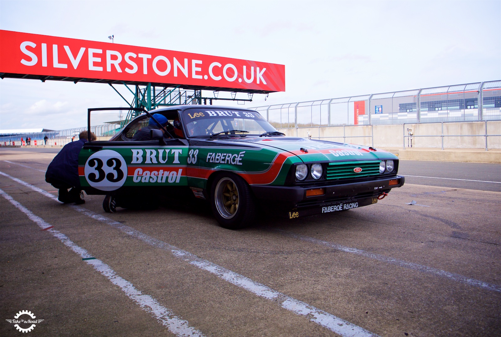 Take to the Road Feature Ford Capri Faberge Testing at Silverstone