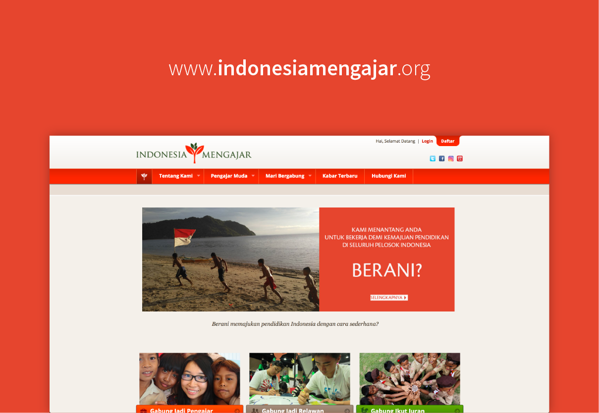 Mari Berkontribusi Kepada Negara Melalui Indonesia Mengajar