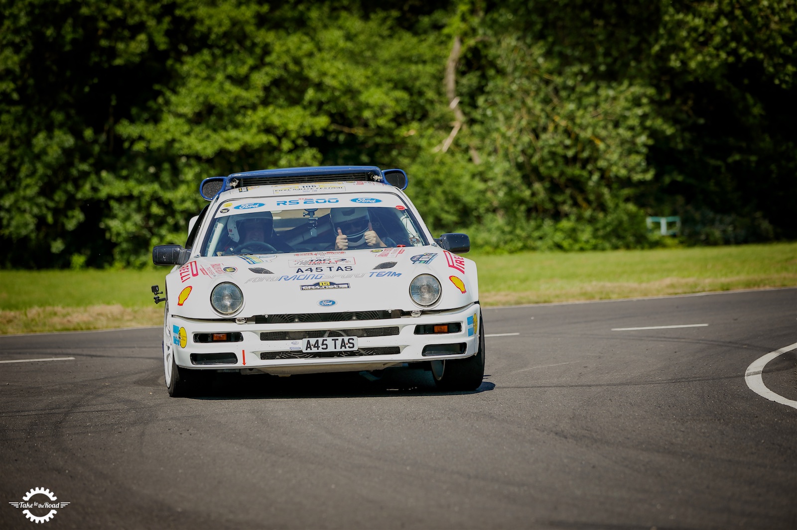 Take to the Road Feature Passenger ride in a 1984 Ford RS200