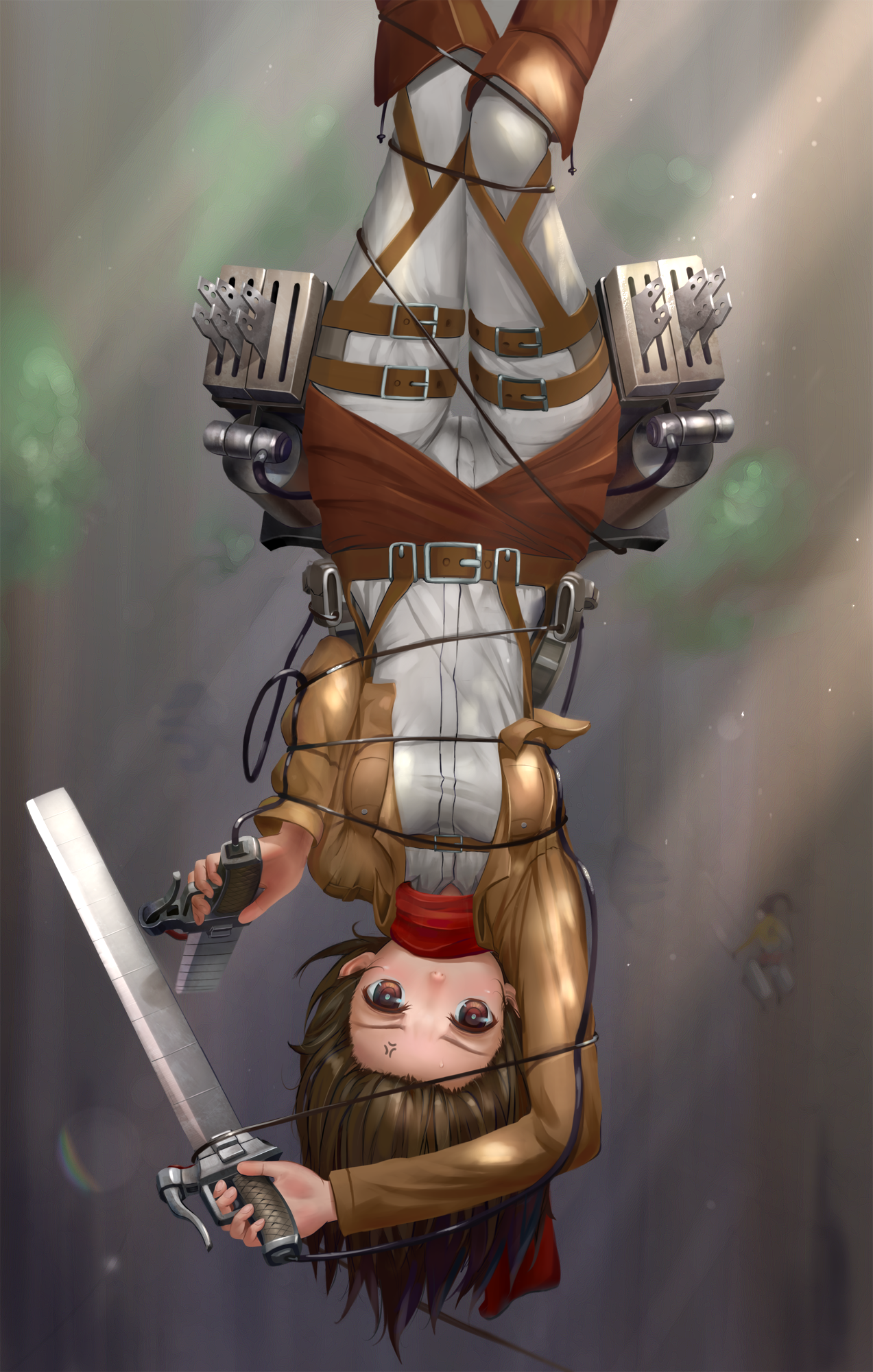 Wallpaper Attack On Titan 38 Shingeki no Kyojin, Mikasa Ackerman, anime, anime girls