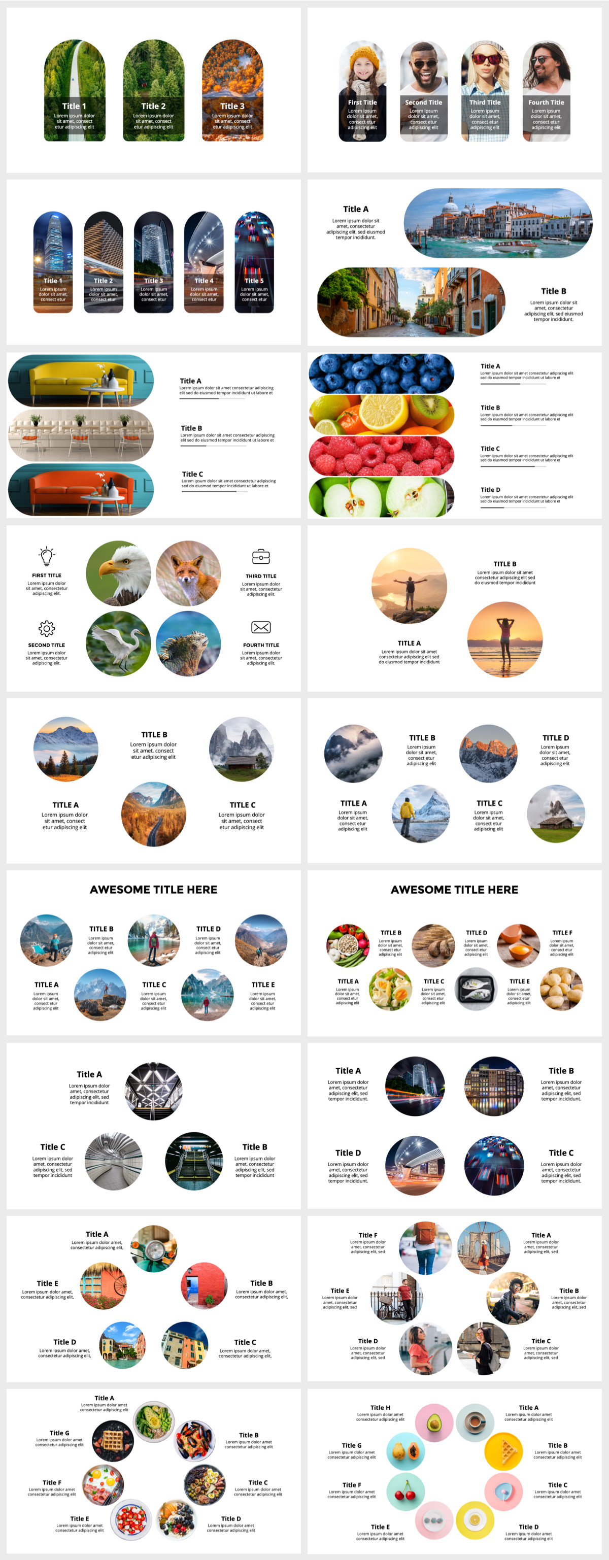 Huge Infographics Bundle! Lifetime Updates! PowerPoint, Photoshop, Illustrator. - 155