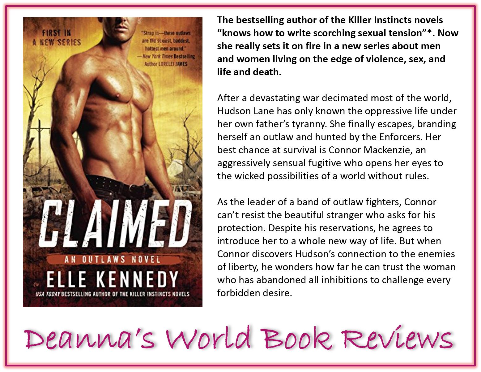 Claimed by Elle Kennedy blurb