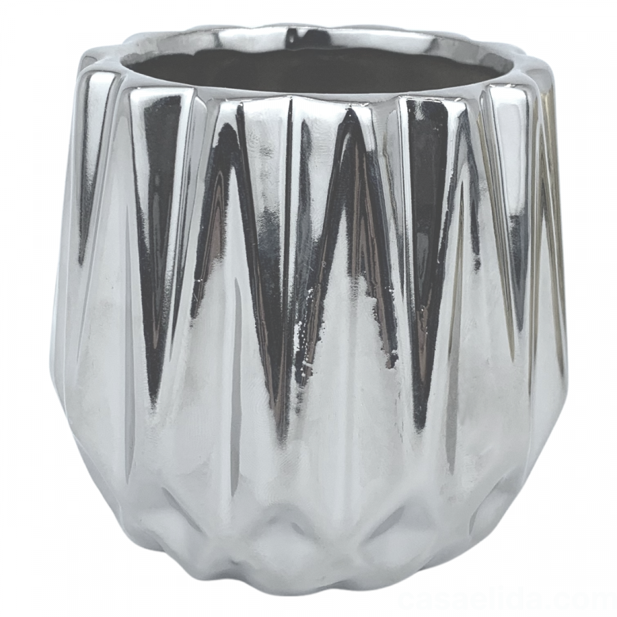 Maceta decorativa 8.2x Ø8cm, cerámica
