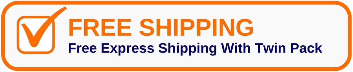 Free Shipping - Free Express Shipping With Twin Pack