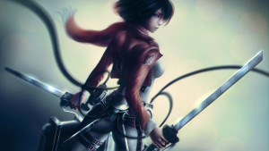 Wallpaper Attack On Titan Mikasa Ackerman 145