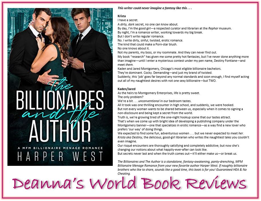 The Billionaires and The Author by Harper West