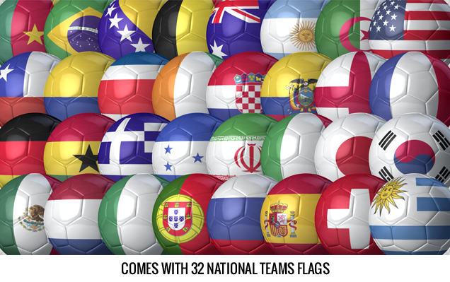Ball and Flags - 4