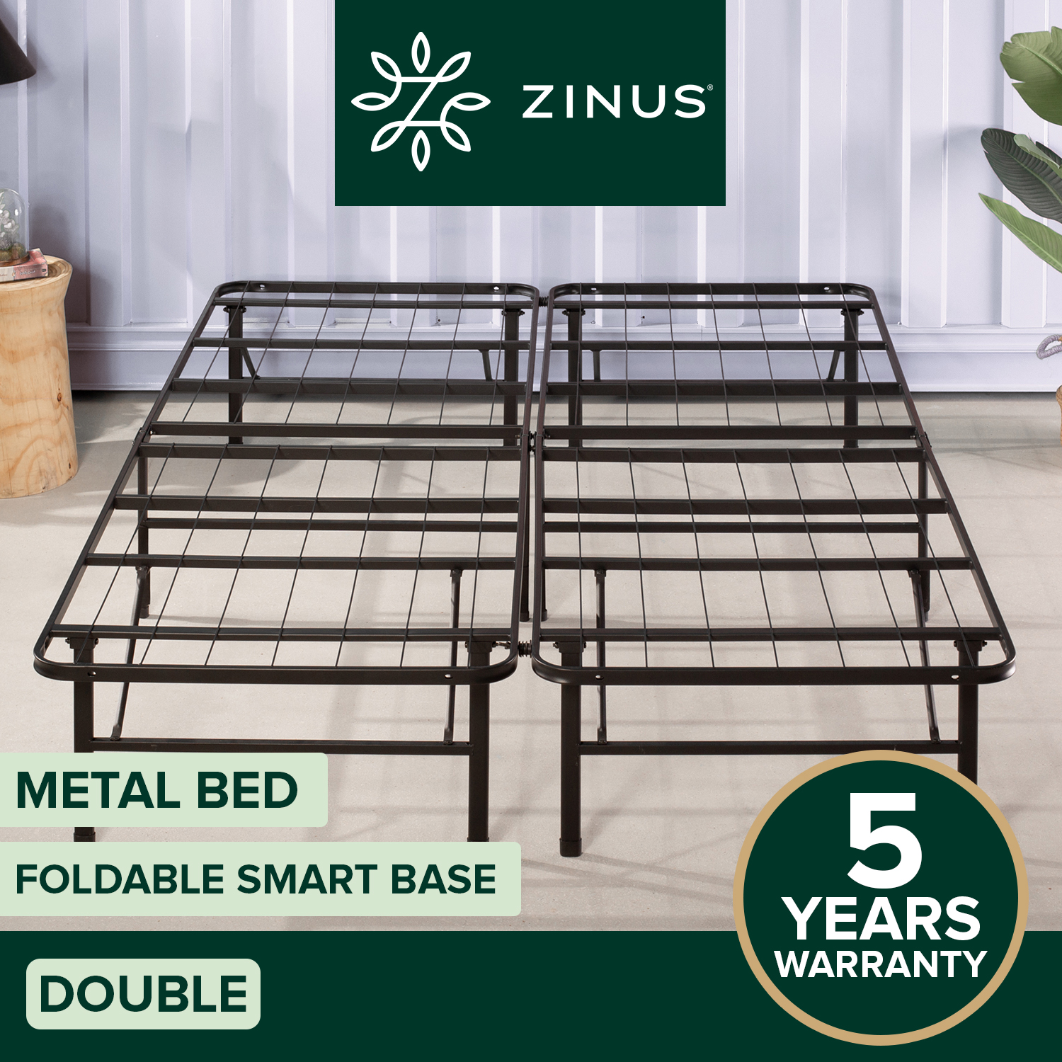 Zinus Folding Bed Frame King Single Double Queen Size Mattress Base Platform - Picture 11 of 15