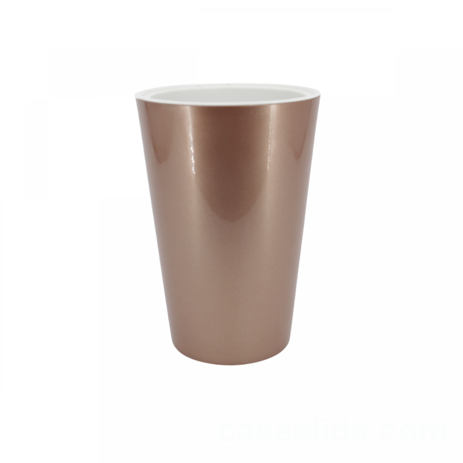 Macetero autorregante café, 24xØ17cm