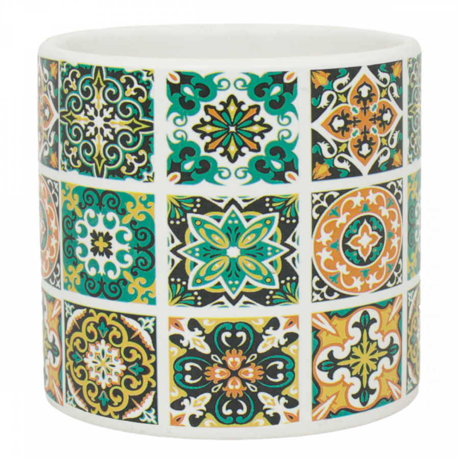 Maceta decorativa 10.5xØ11.5cm, cerámica