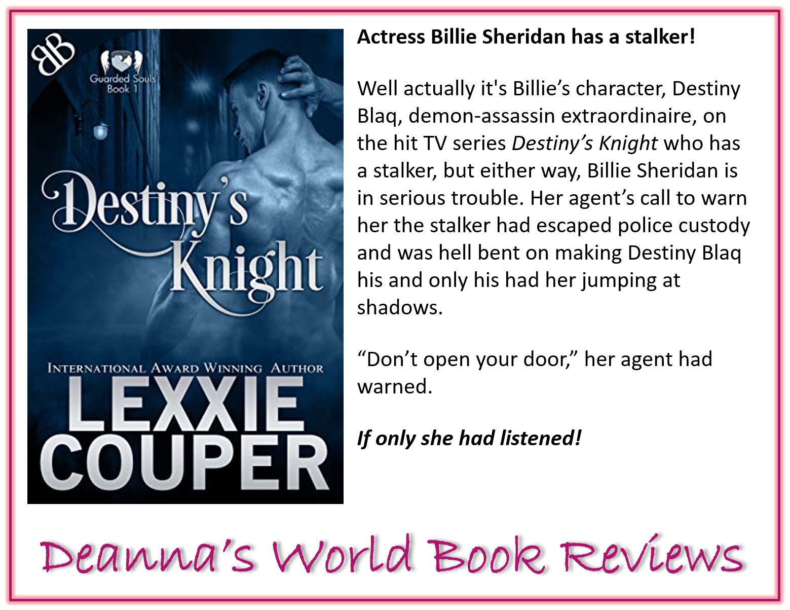 Destiny's Knight by Lexxie Couper blurb