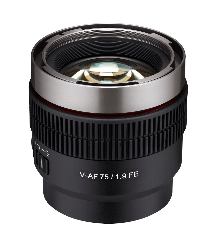 Samyang V AF 75mm T1.9 FE