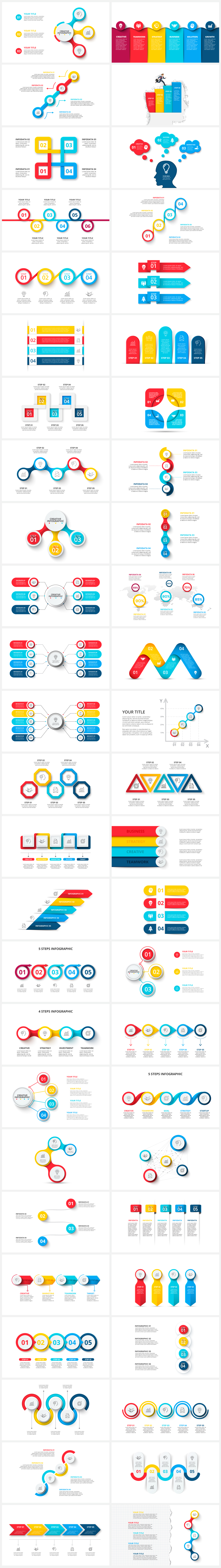 Multipurpose Infographics PowerPoint Templates v.5.4 - 156