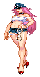 Poison Street Fighter 3 game sprite.