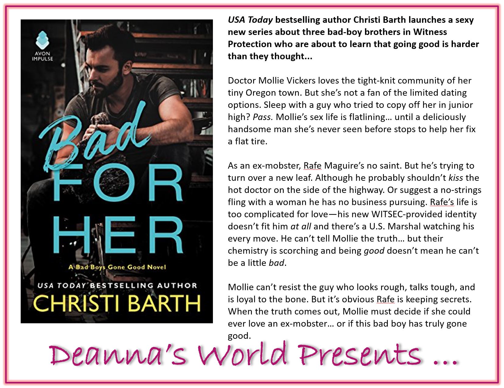 Bad For Her by Christi Barth blurb