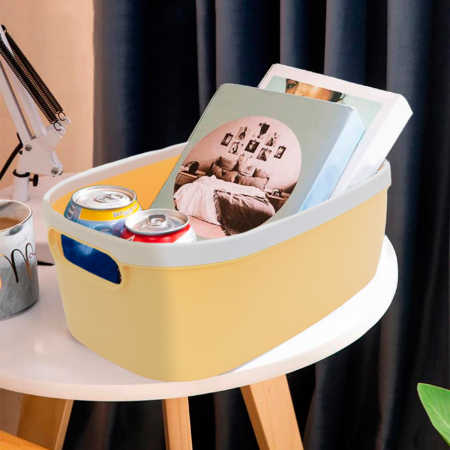 Caja organizadora amarillo, 14x30x20cm