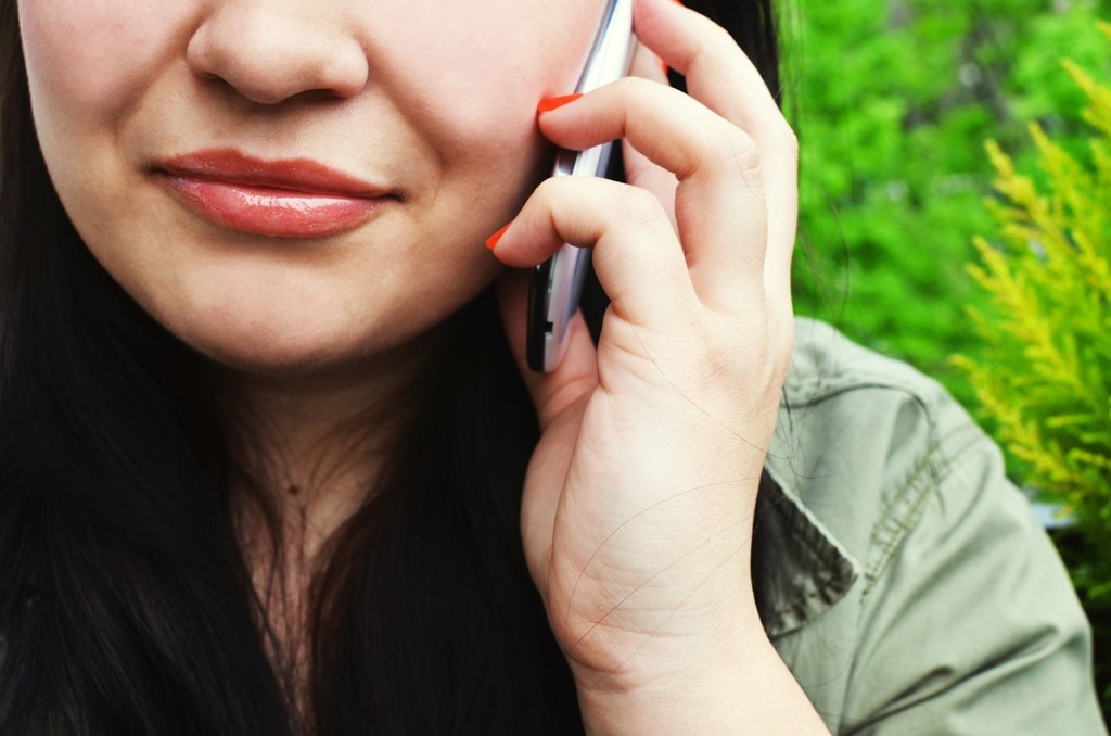 Girl on phone