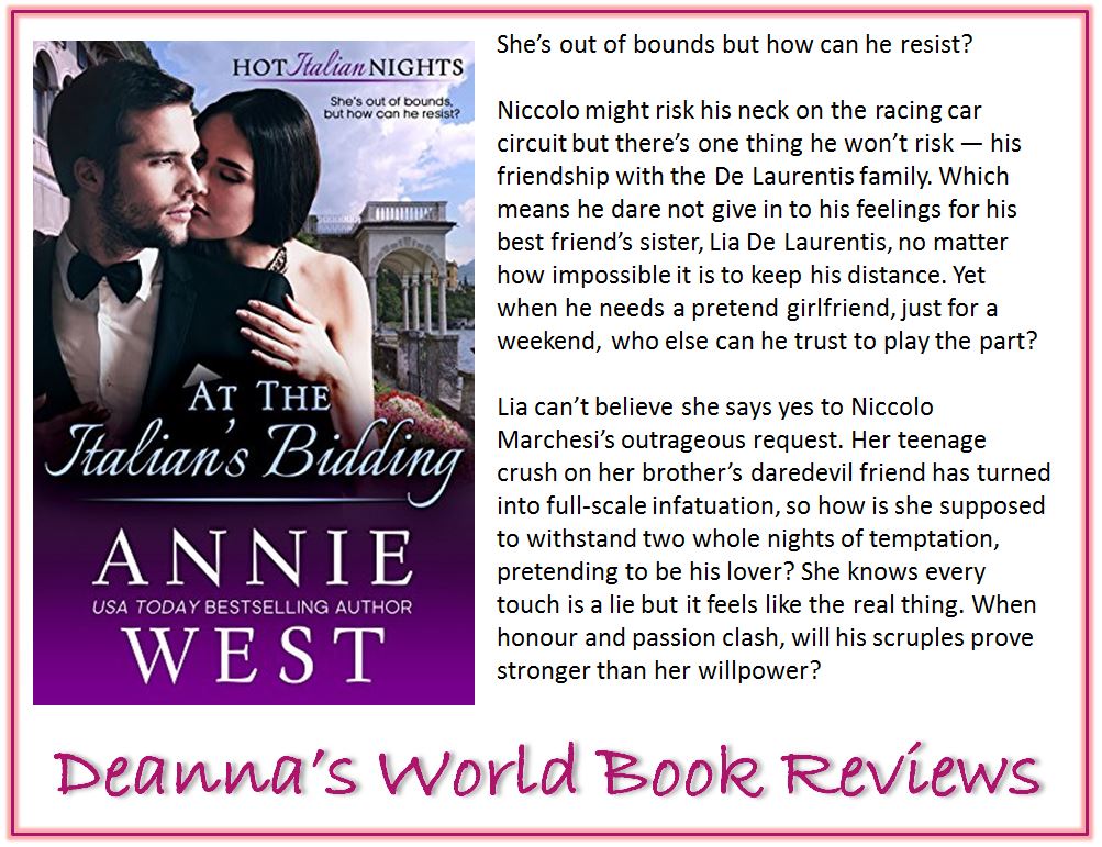 At The Italian's Bidding by Annie West blurb