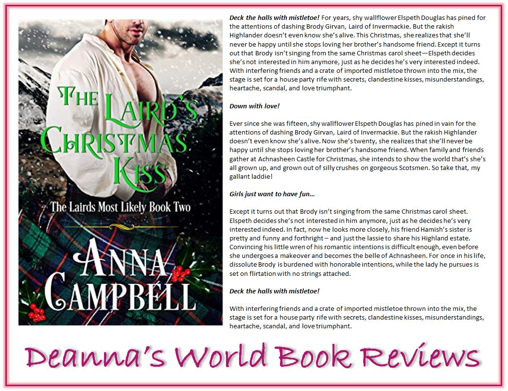 The Laird's Christmas Kiss by Anna Campbell blurb