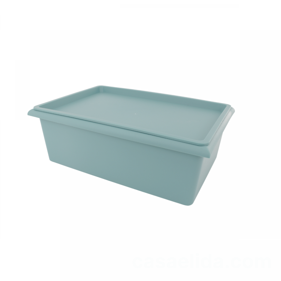 Caja organizadora turquesa, 14.5x40x28cm