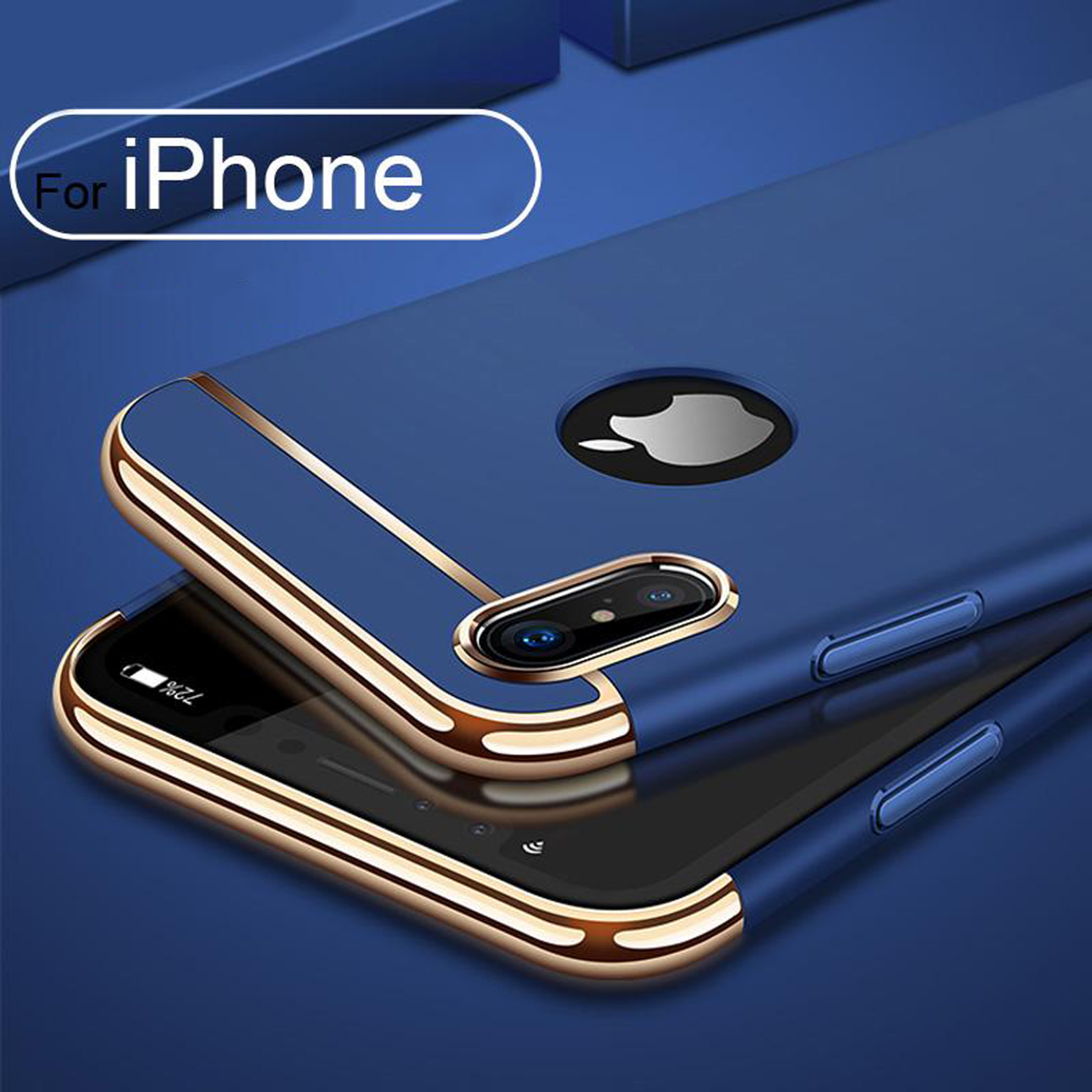 Luxury Matte Case Tempered Glass Cover For Apple iPhone X XS XR Max 10
