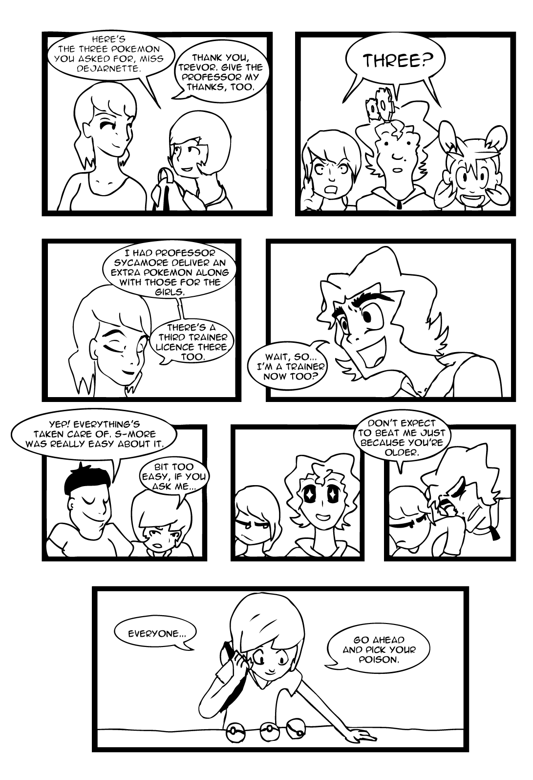 The Babysitter Pokémon Y Nuzlocke Comic Page 2 Nuzlocke Forums