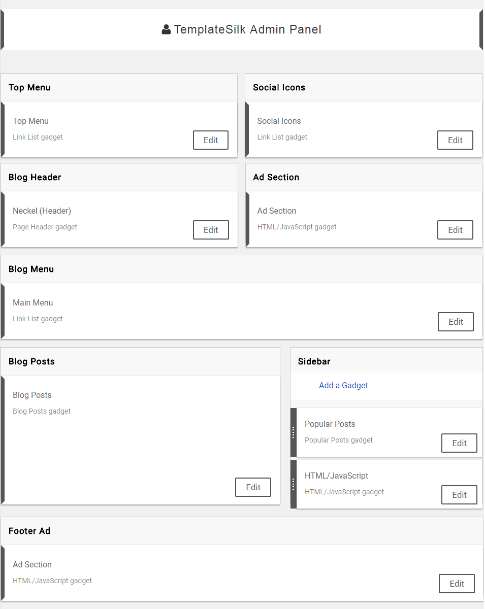 Neckel Blogger Theme