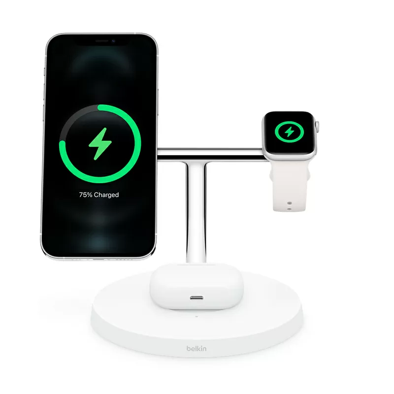 Belkin BOOST↑CHARGE PRO 3-in-1 Wireless Charger with MagSafe HPGA2