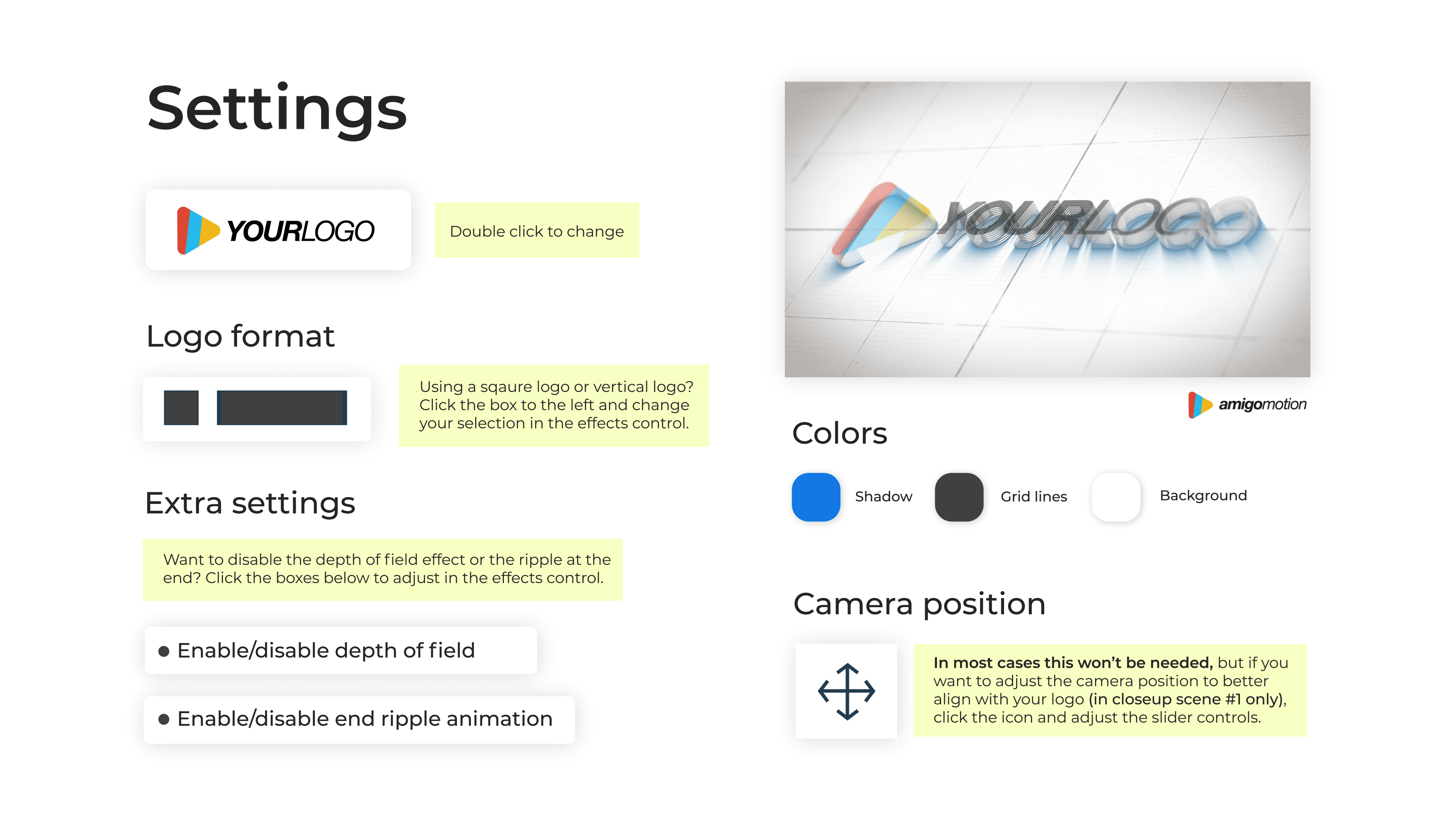 Lines logo reveal 4k after effects template
