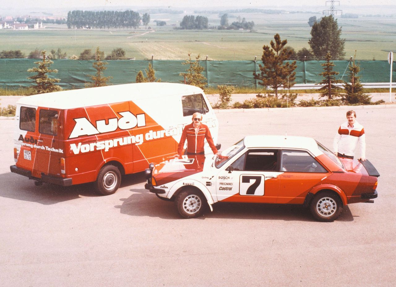 Audi UK Rally Team recall iconic game changing Audi quattro