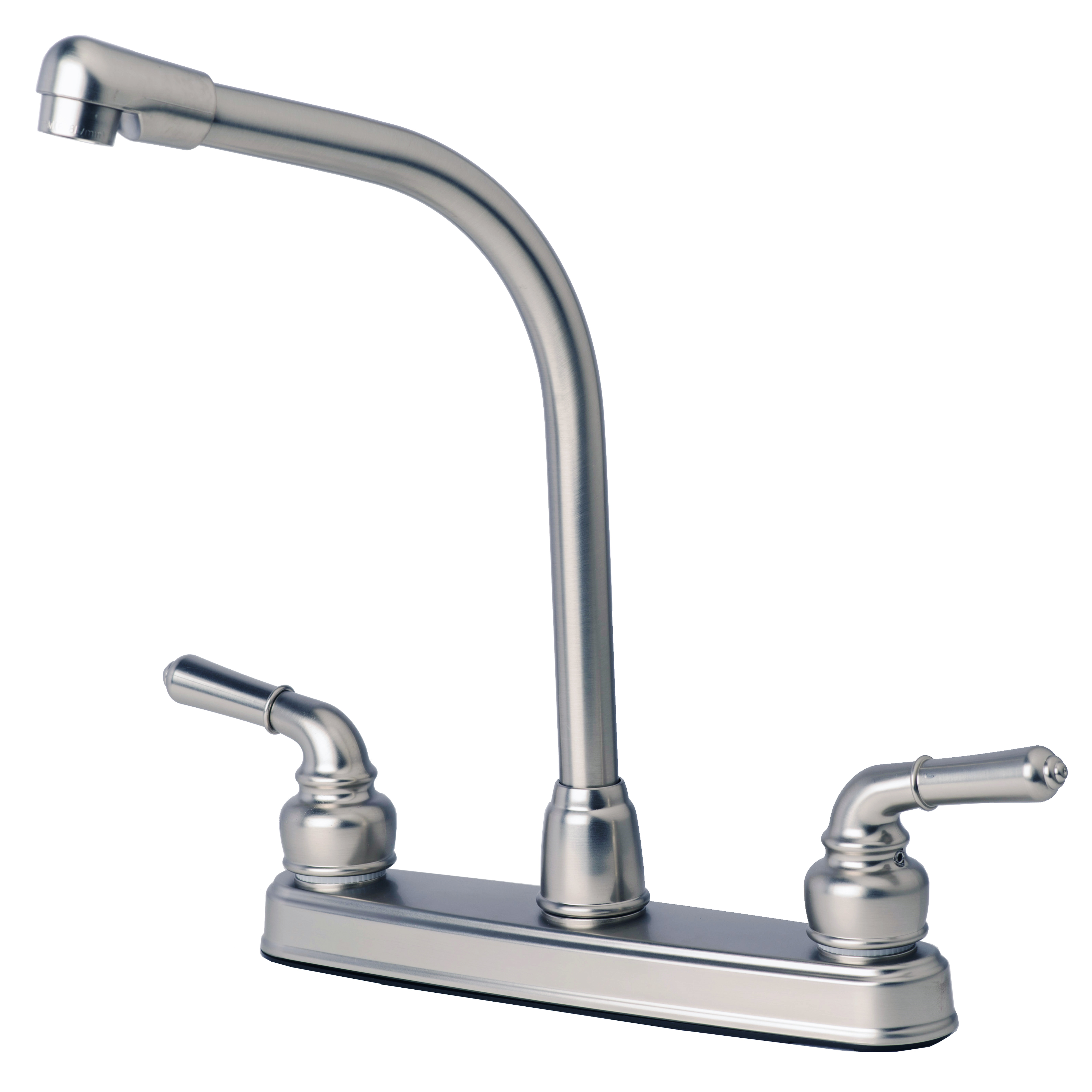 RV/Mobile Home Classic High Rise Swivel Kitchen Faucet Stainless Steel