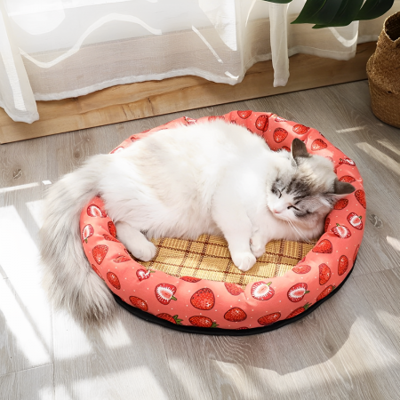 Cama para mascotas rosado, 8xØ55cm