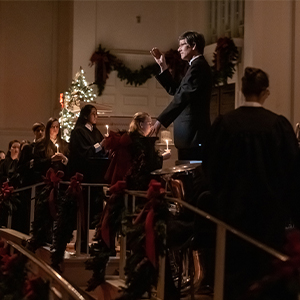 Singers at A Festival of Nine Lessons and Carols