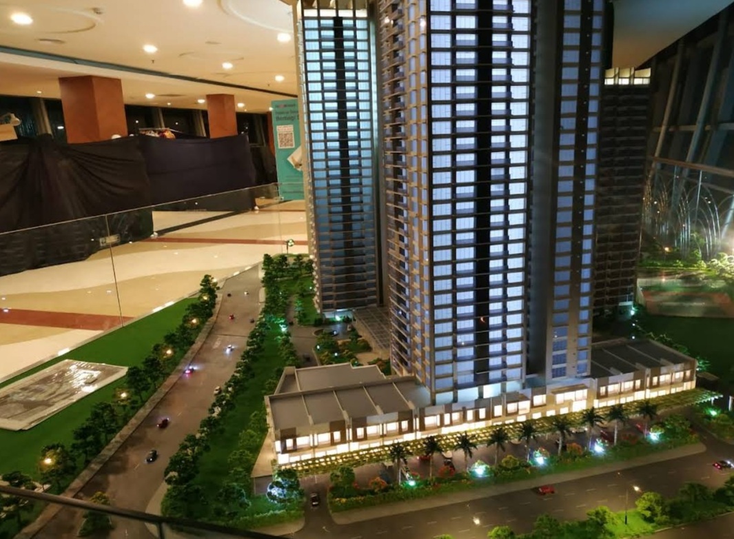 maket pondok indah residences skala 1:150