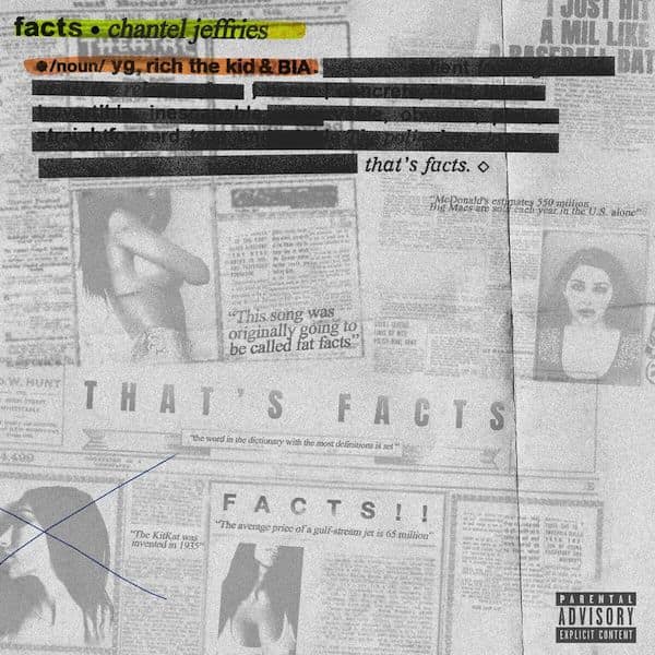 Chantel Jeffries ft. YG, Rich the Kid, & BIA - Facts