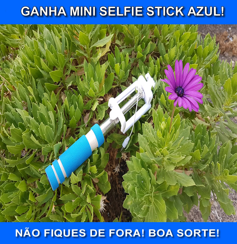 Passatempo 1001Blogs + Banggood - Mini Selfie Stick Azul - VENCEDORA MargarideNuno Belo!!! Selfie22