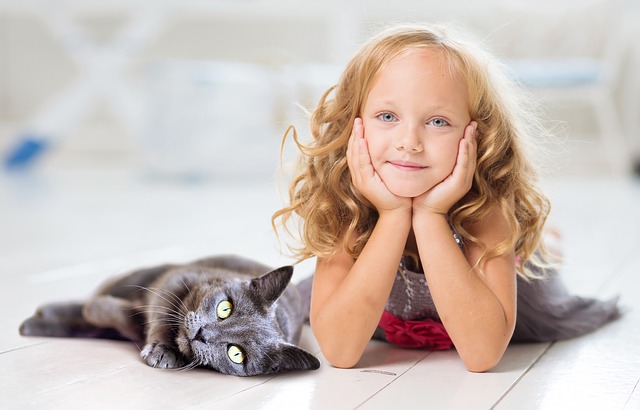 Cat and Girl