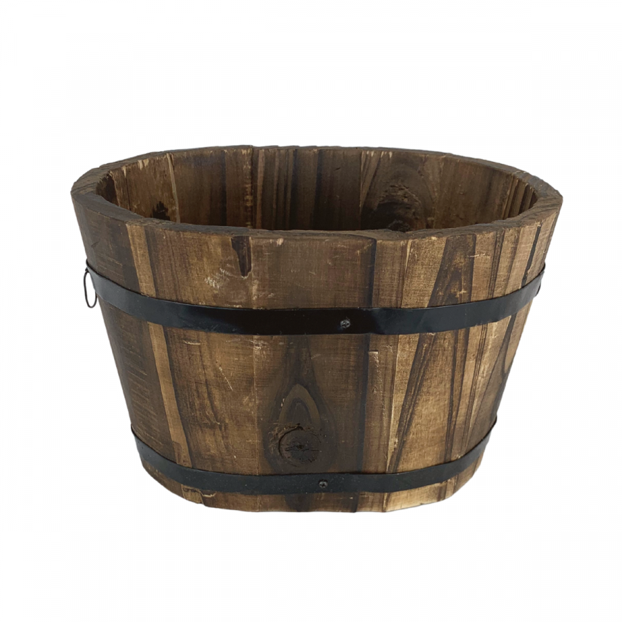 Macetero de madera 12x18.3cm