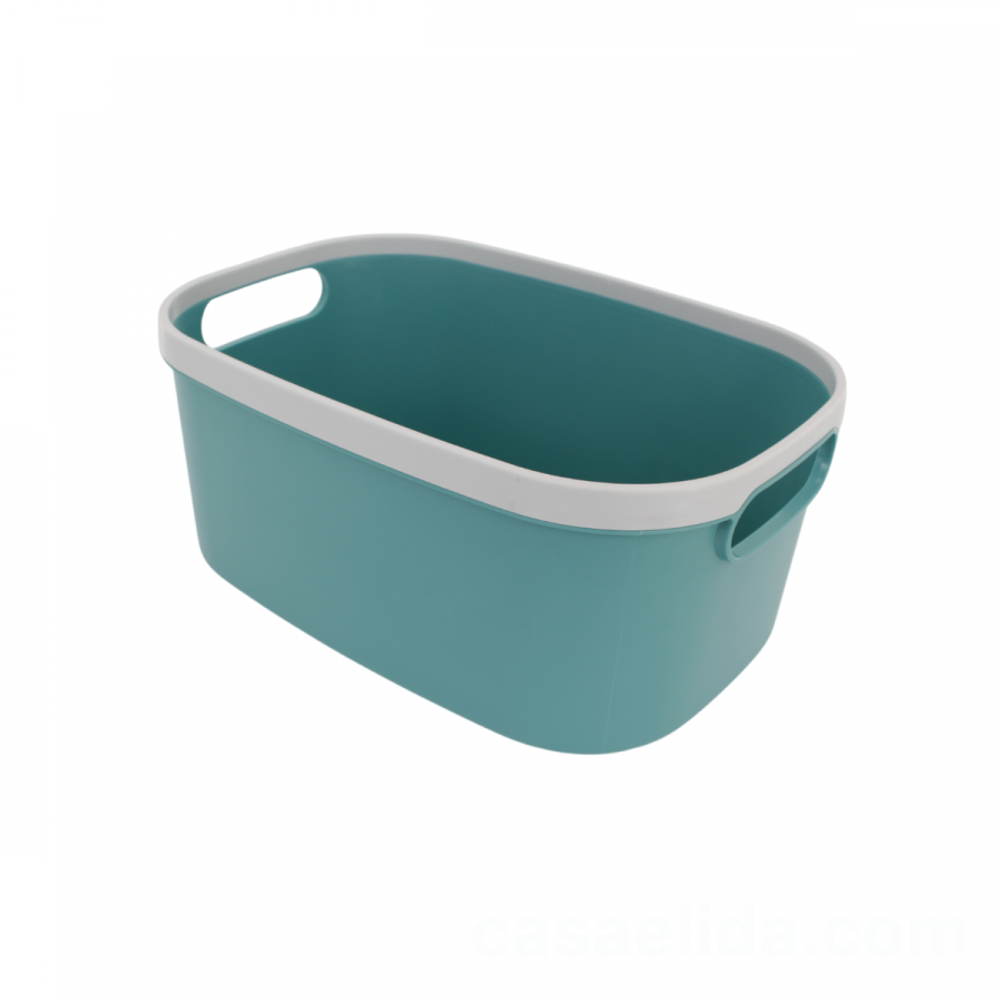 Caja organizadora turquesa, 14x30x20cm