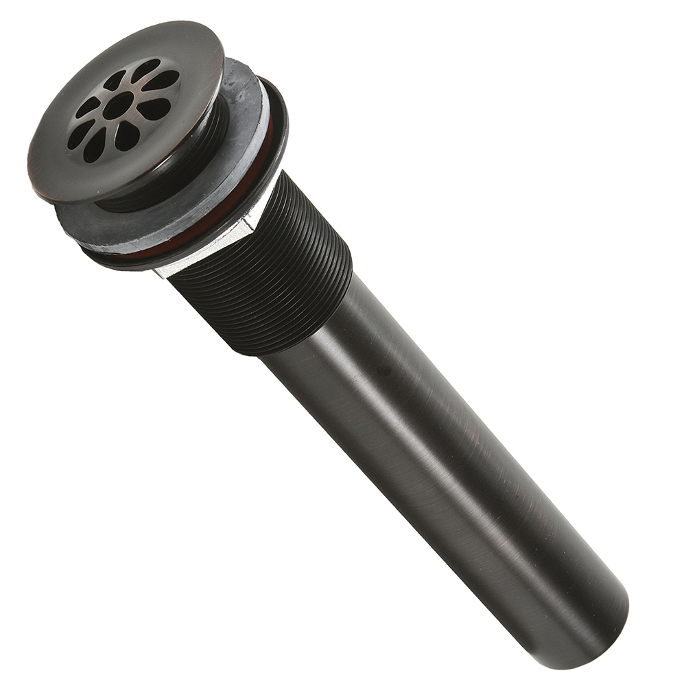 Premier Copper Products 1.5" Non-Overflow Grid Bathroom Sink Drain - Oil Rubbed Bronze, D-207ORB