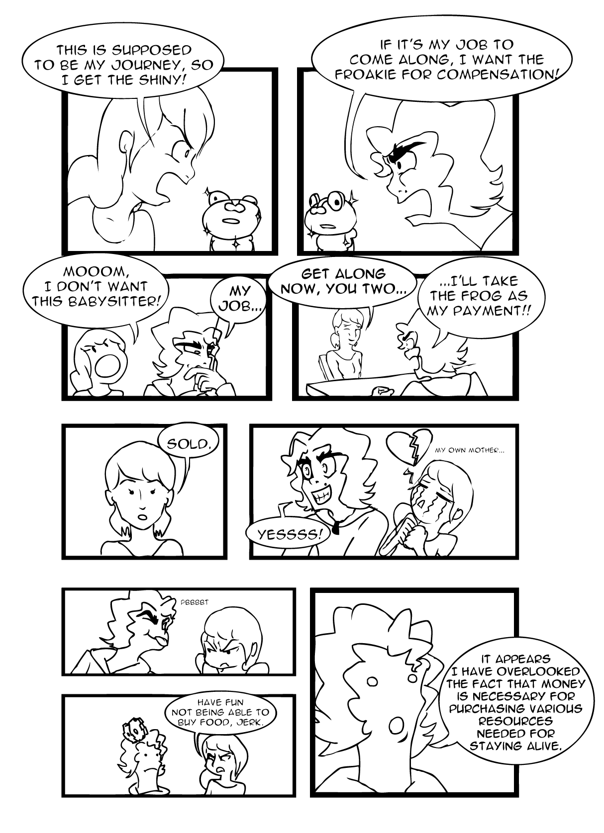 The Babysitter Pokémon Y Nuzlocke Comic Page 2 Nuzlocke Forums