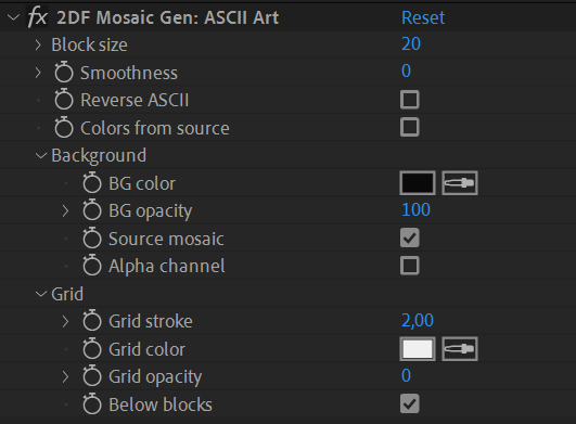 2DF Mosaic Gen - ASCII Art - 2