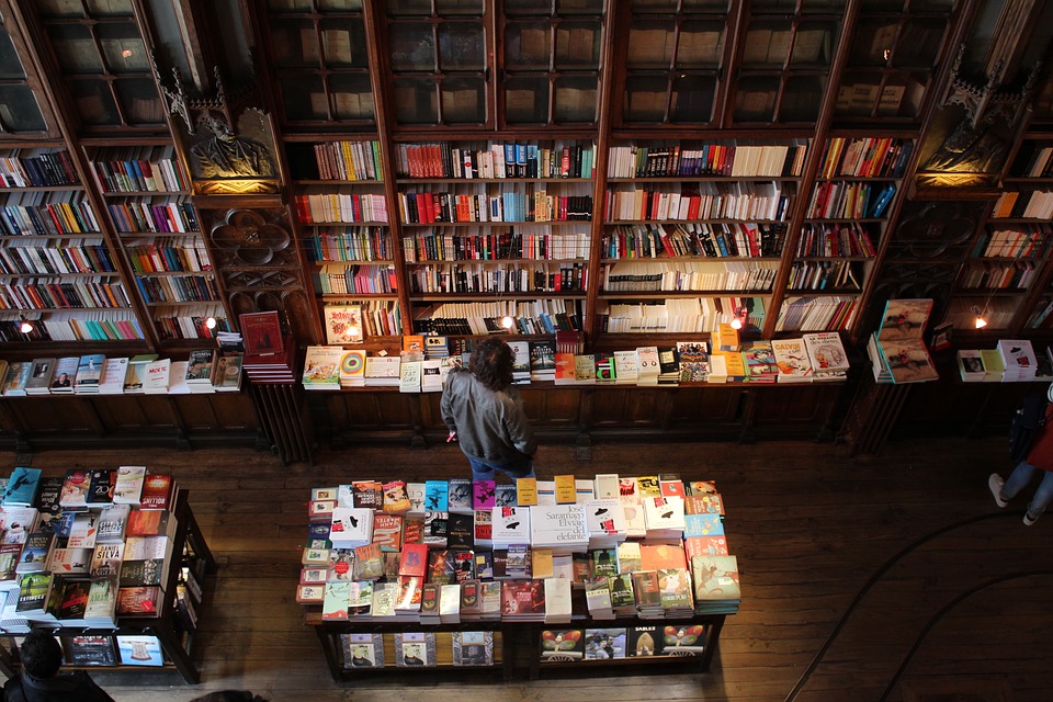 Buying books bookshop