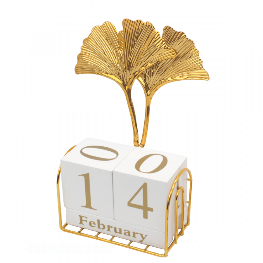 Calendario decorativo 18.5cm, acero